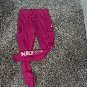 Nike bright, pink jogger